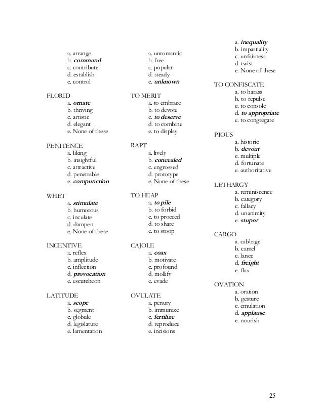 Attractive synonyms